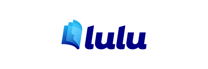 Blue and white company logo.